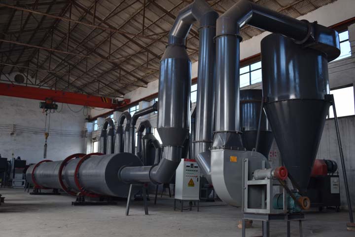 Industrial drying production line