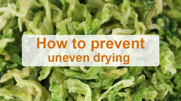 Cover-how to prevent uneven drying