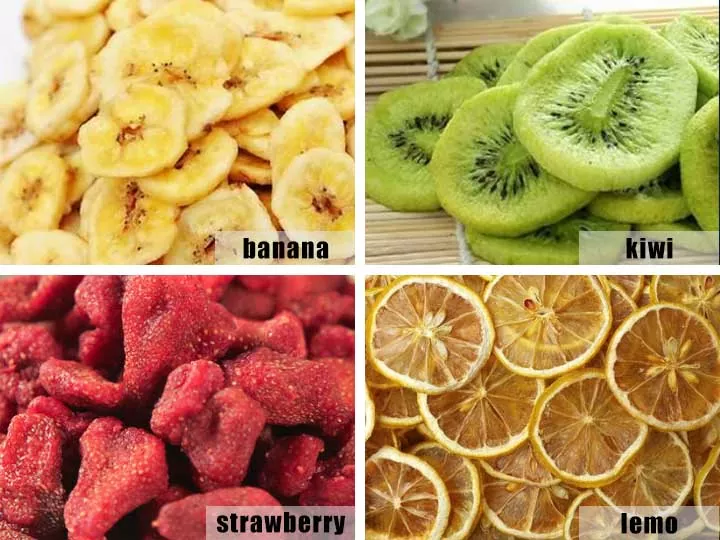 Solar dried fruits